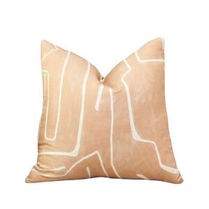 Kelly Wreastler Graffito Pillow Covers (2) - Salmon color